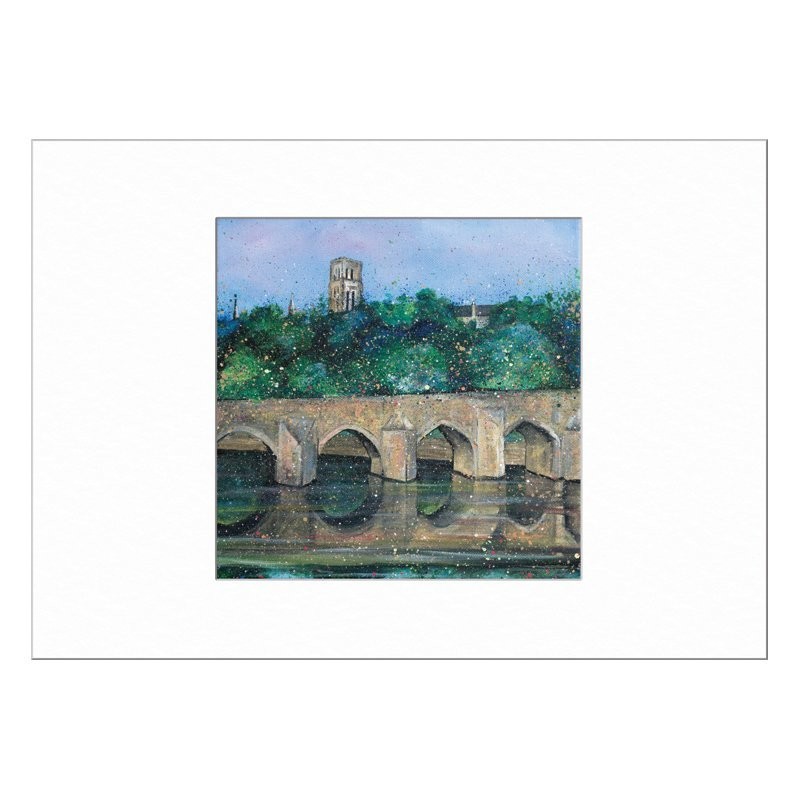 Elvet Bridge Limited Edition Print with Mount